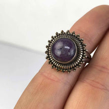 Load image into Gallery viewer, Purple Southwest Sterling Ring