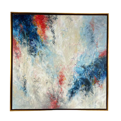 Lake of Fire Abstract Painting