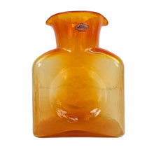 Load image into Gallery viewer, Orange Glass Water Bottle
