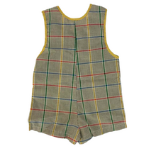 Load image into Gallery viewer, Plaid Overalls Romper