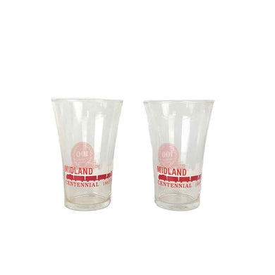 Midland Centennial Glasses