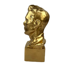 Load image into Gallery viewer, Gold Man Bust