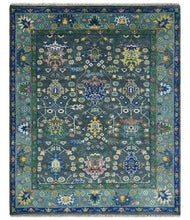 Load image into Gallery viewer, Blue Oushak Area Rug