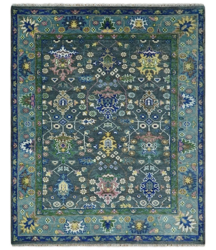 Blue Oushak Area Rug