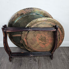 Load image into Gallery viewer, Folding Brass Tray Table