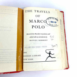 The Travels of Marco Polo Book