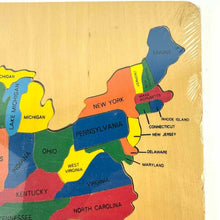 Load image into Gallery viewer, Wooden USA Map Puzzle