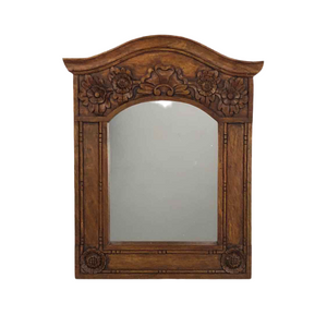 Carved Wooden Mirror