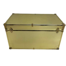 Load image into Gallery viewer, Gold Trunk Coffee Table