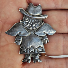 Load image into Gallery viewer, Cowgirl Angel Brooch