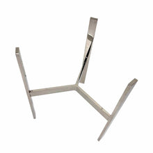 Load image into Gallery viewer, Travertine &amp; Stainless Steel Table