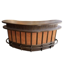 Load image into Gallery viewer, Curved Rattan &amp; Cane Bar
