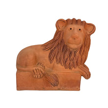 Load image into Gallery viewer, Terra Cotta Lion Sculpture