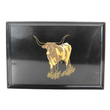 Load image into Gallery viewer, Inlay Longhorn Couroc Tray