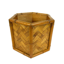 Load image into Gallery viewer, Bamboo Woven Planter