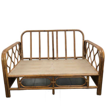Load image into Gallery viewer, Bent Rattan Loveseat