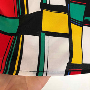 Piet Mondrian Geometric Blouse