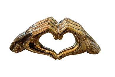 Brass Heart Hands