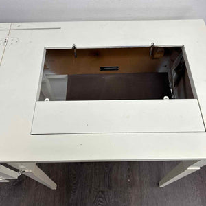 Ivory Sewing Cabinet Desk