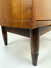 Load image into Gallery viewer, Modern Walnut Nightstand