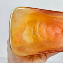 Load image into Gallery viewer, Orange Glass Water Bottle