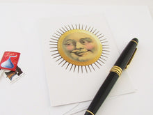 Load image into Gallery viewer, Sun Face Card