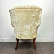 Load image into Gallery viewer, Ivory Velvet Chair