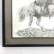 Load image into Gallery viewer, Cowboy on Horse Print