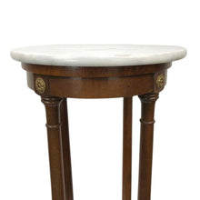 Load image into Gallery viewer, Mahogany &amp; Marble Fern Stand