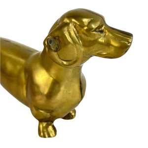 Brass Dachshund Dog