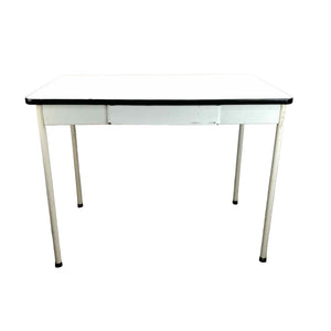 White Metal Table Desk