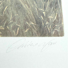 Load image into Gallery viewer, Trees in Meadow Framed Etching