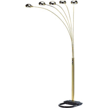 Load image into Gallery viewer, Modern Gold Arc Floor Lamp