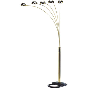 Modern Gold Arc Floor Lamp