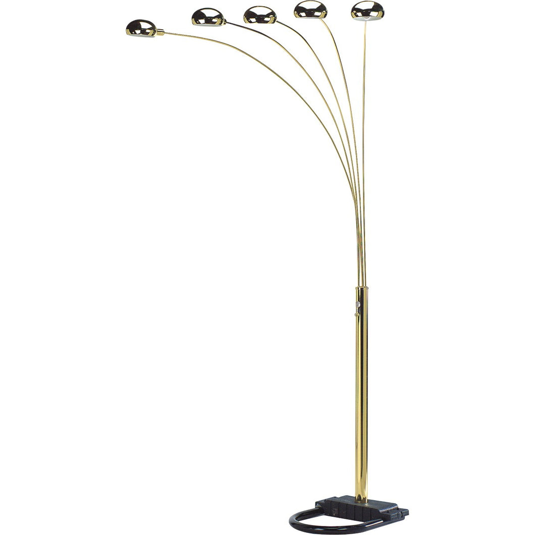 Modern Gold Arc Floor Lamp