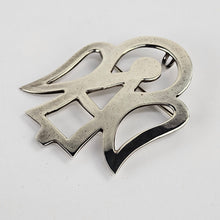 Load image into Gallery viewer, Cutout Angel Sterling Brooch