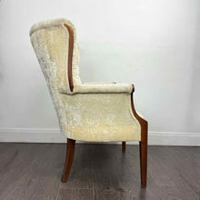 Load image into Gallery viewer, Ivory Velvet Chair