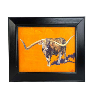 Longhorn Cattle Painting