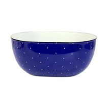 Load image into Gallery viewer, Cobalt Enamel Bowl