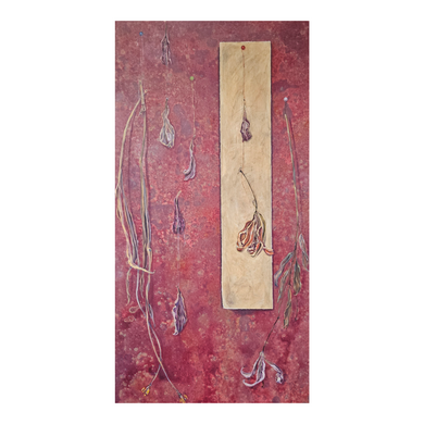 Large Abstract Floral Painting