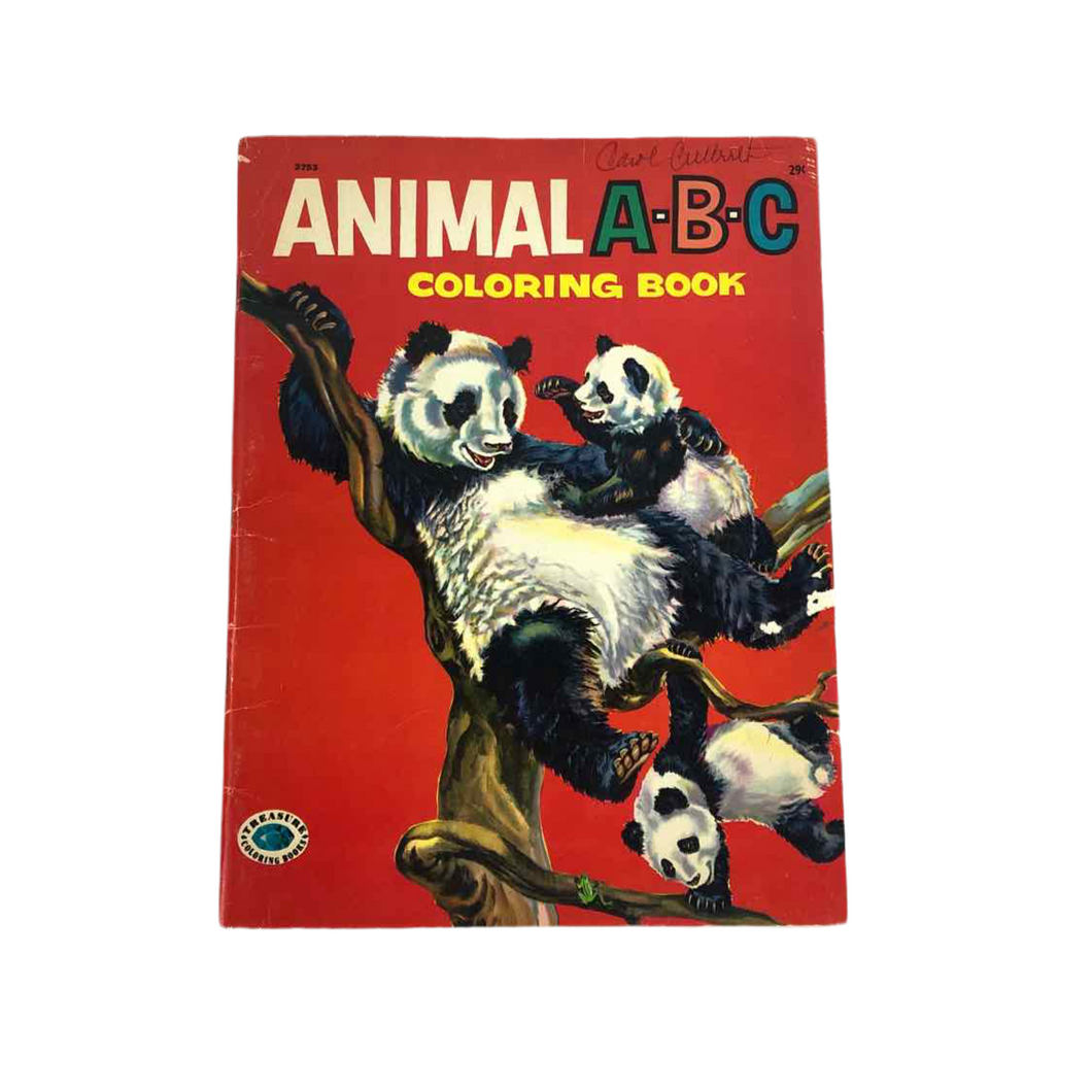 Animal A-B-C Coloring Book