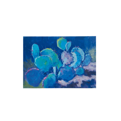 Blue Prickly Pear Card