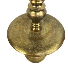 Load image into Gallery viewer, Engraved Brass Candleholders