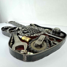 Load image into Gallery viewer, Upcycled Steel Guitar Sculpture