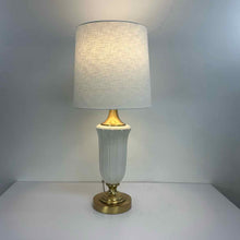 Load image into Gallery viewer, Ivory Ceramic Lamp