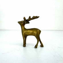 Load image into Gallery viewer, Small Brass Reindeer