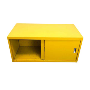 Yellow Metal Cabinet