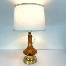 Load image into Gallery viewer, Amber Glass Decanter Lamp