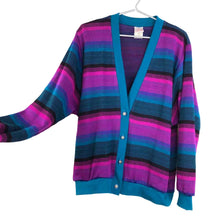 Load image into Gallery viewer, Striped Cardigan Sweater