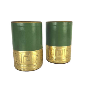 Greek Key Bookends